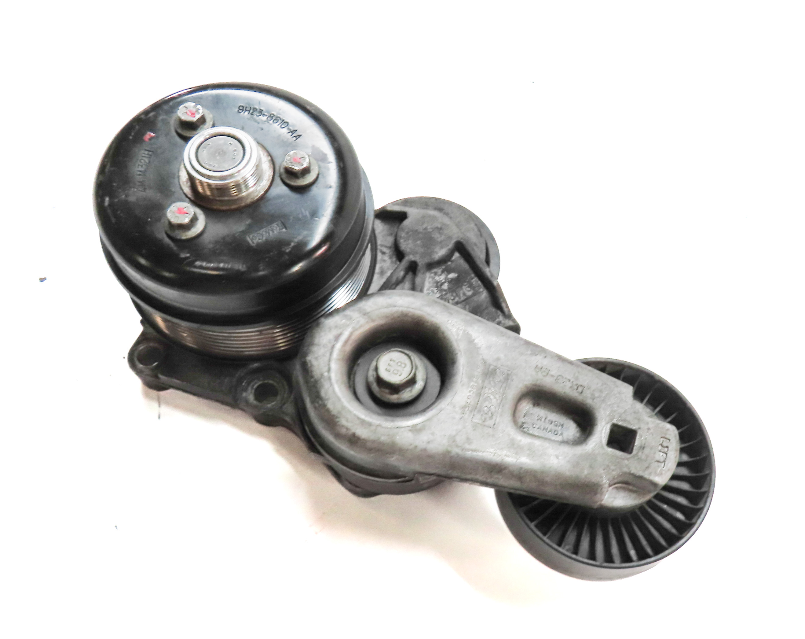 2015 RANGE ROVER SPORT (L494) 3.0L SUPER ENGINE IDLER BELT TENSIONER PULLEY — exact item pictured